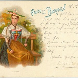 57567 - SWITZERLAND Schweiz - Ansichtskarten VINTAGE  POSTCARD -  Luzern BERGEN