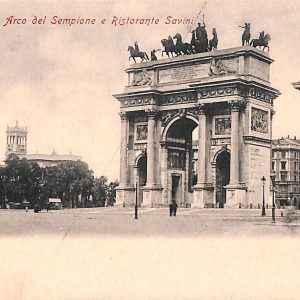 ac3818 - CARTOLINA  D'EPOCA - Milano Città - Arco del Sempione
