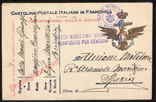 ae4489 - CARTOLINA D'EPOCA - Brindisi Città