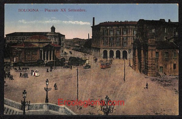 ae1954 - CARTOLINA  D'EPOCA - Bologna Città - Piazzale XX Settembre