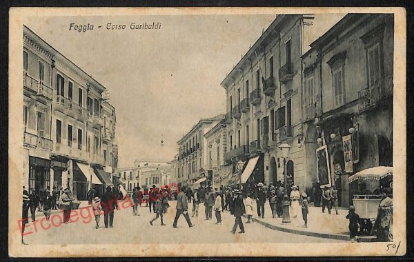 ag0168 - CARTOLINA D'EPOCA - Foggia Città - Corso Garibaldi
