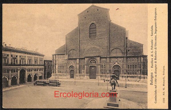 ae1955 - CARTOLINA  D'EPOCA - Bologna Città - Basilica di San Petronio