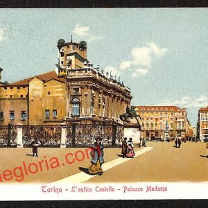 ai7923 - CARTOLINA D'EPOCA - Torino Città - Palazzo Madama