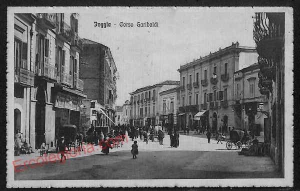 ag0172 - CARTOLINA D'EPOCA - Foggia Città - Corso Garibaldi  1914