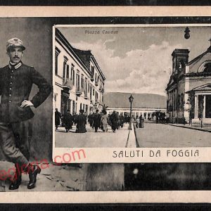 ag0175 - CARTOLINA D'EPOCA - Foggia Città - Piazza Cavour