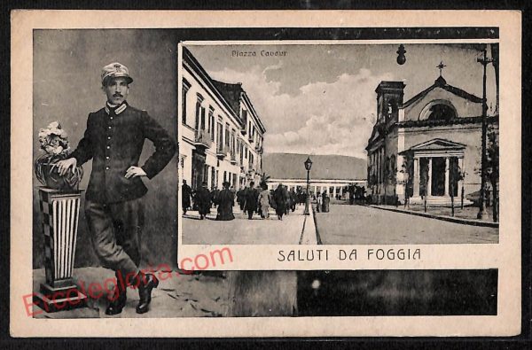 ag0175 - CARTOLINA D'EPOCA - Foggia Città - Piazza Cavour