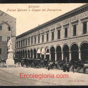 ae1956 - CARTOLINA  D'EPOCA - Bologna Città - Piazza Galvani