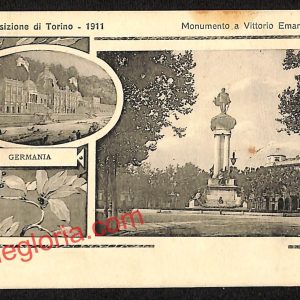 ai7990 - CARTOLINA D'EPOCA - Torino Città - Monumento a Vittorio Emanuele II