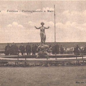 ab7071  -  CARTOLINA  D'EPOCA - Savona Città - Fontana - Prolungamento a Mare