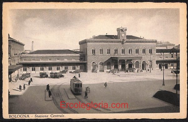 ae1957 - CARTOLINA  D'EPOCA - Bologna Città - Stazione Centrale