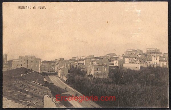 ad8214 - CARTOLINA D'EPOCA - Roma Provincia - Genzano  1914