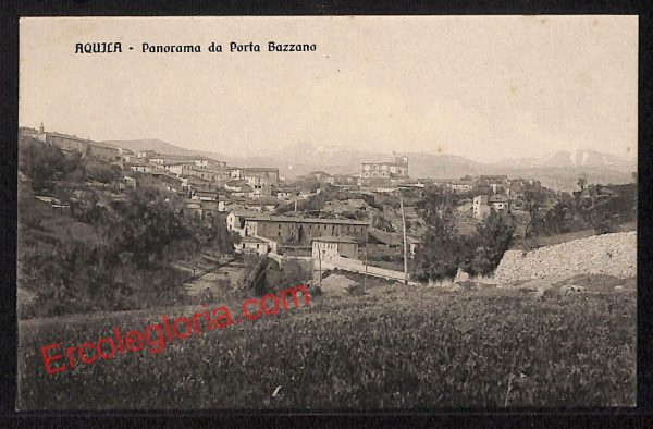 ag5388 - CARTOLINA D'EPOCA - L'Aquila Città - Panorama