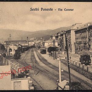 ag1493 - CARTOLINA D'EPOCA - Genova Provincia - Sestri Ponente  1914