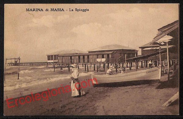 ag8023 - CARTOLINA D'EPOCA - Massa Carrara Provincia - Marina di Massa