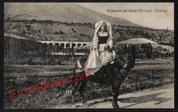 ag5507 - CARTOLINA D'EPOCA - L'Aquila Provincia - Pettorano sul Gizio