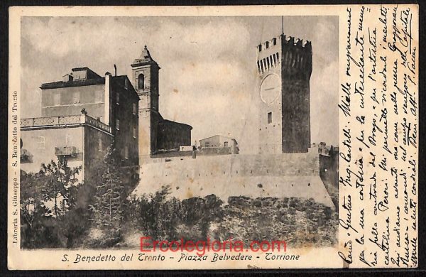ae0636 - CARTOLINA  D'EPOCA - Ascoli Piceno Provincia - San Benedetto del Tronto