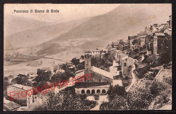 ag5518 - CARTOLINA D'EPOCA - L'Aquila Provincia - Rocca di Botte  1922