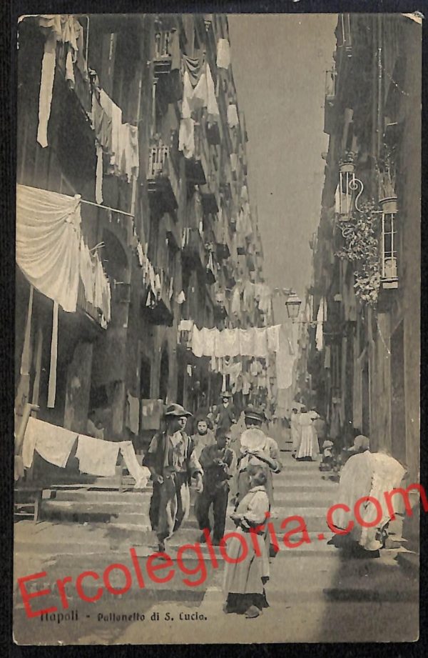 ag9882 - CARTOLINE D'EPOCA - Napoli Citta - Pallonetto di San Lucio