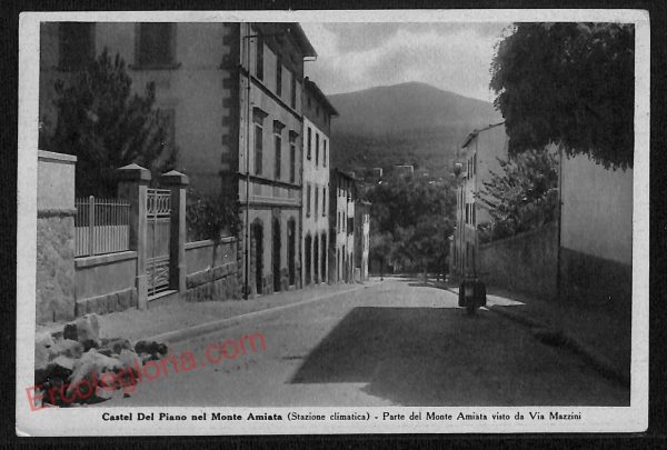 ag2157 - CARTOLINA D'EPOCA - Grosseto Provincia - Castel del Piano  1939