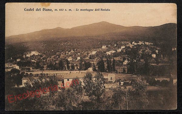 ag2159 - CARTOLINA D'EPOCA - Grosseto Provincia - Castel del Piano