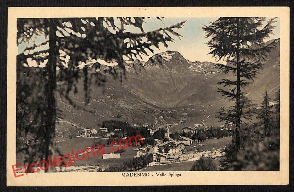 ai7097  - CARTOLINA D' EPOCA - Sondrio Provincia - Madesimo