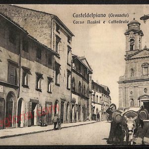 ag2166 - CARTOLINA D'EPOCA - Grosseto Provincia - Castel del Piano 1921