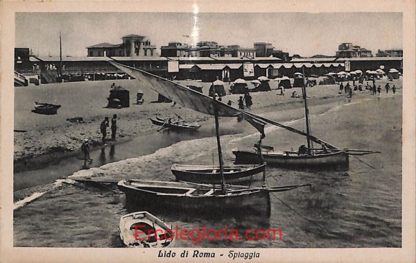 ad8327 - CARTOLINA D'EPOCA - Roma Provincia - Lido di Ostia