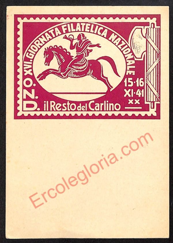 ae2264 - CARTOLINA  D'EPOCA - Bologna Città - XVI Giornata Filatelica Nazionale