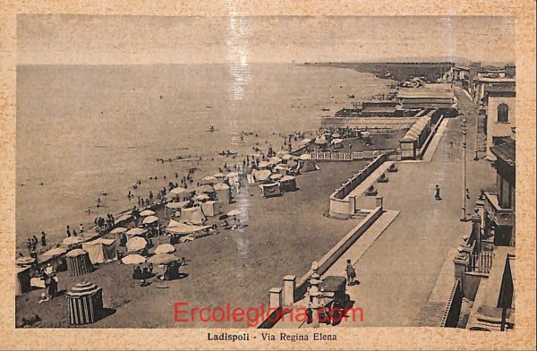 ad8332 - CARTOLINA D'EPOCA - Roma Provincia - Ladispoli   1933