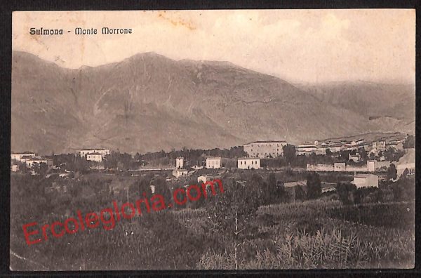 ag5523 - CARTOLINA D'EPOCA - L'Aquila Provincia - Sulmona  1914