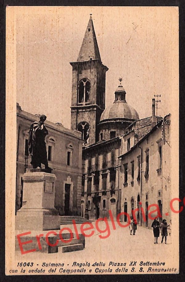 ag5525 - CARTOLINA D'EPOCA - L'Aquila Provincia - Sulmona  1934