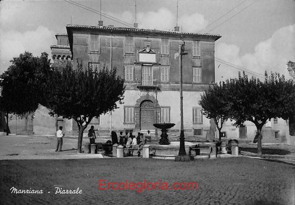 ad8348 - CARTOLINA D'EPOCA - Roma Provincia - Manziana  1952