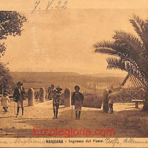 ad8351 - CARTOLINA D'EPOCA - Roma Provincia - Manziana