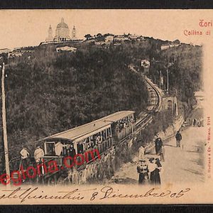 ai8082 - CARTOLINA D'EPOCA - Torino Città - Collina di Superga
