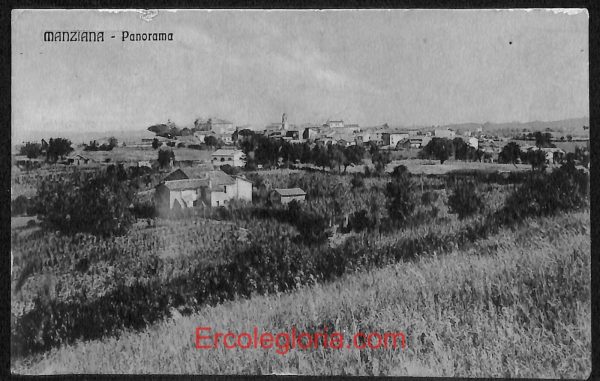 ad8352 - CARTOLINA D'EPOCA - Roma Provincia - Manziana  1911