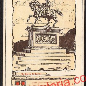 ai8083 - CARTOLINA D'EPOCA - Torino Città - Emanuele Filiberto