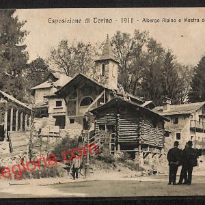 ai8085 - CARTOLINA D'EPOCA - Torino Città - Albergo Alpino