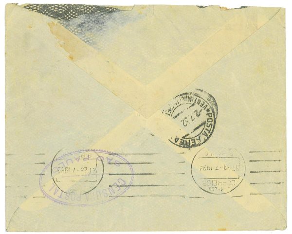 P4405 - ITALIA REGNO, IMPERIALE POSTA AEREA, 10 LLIRE X 1, 5 LIRE X 2, - immagine 2