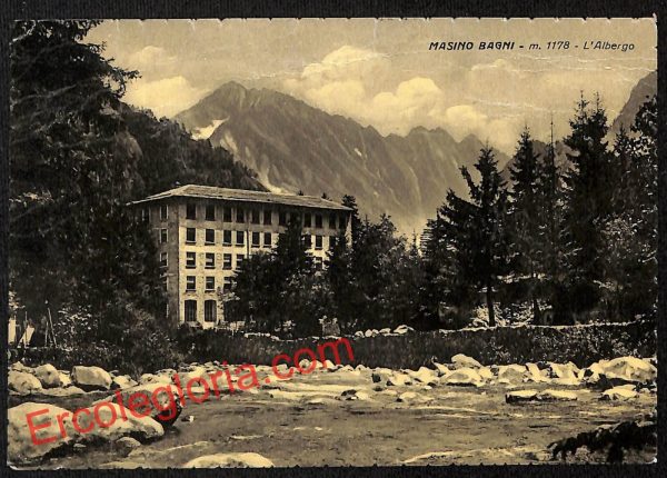 ai7104  - CARTOLINA D' EPOCA - Sondrio Provincia - Bagni di Masino