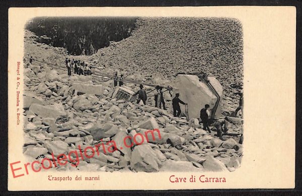 ag8093 - CARTOLINA D'EPOCA - Massa Carrara Provincia - Cave di Carrara