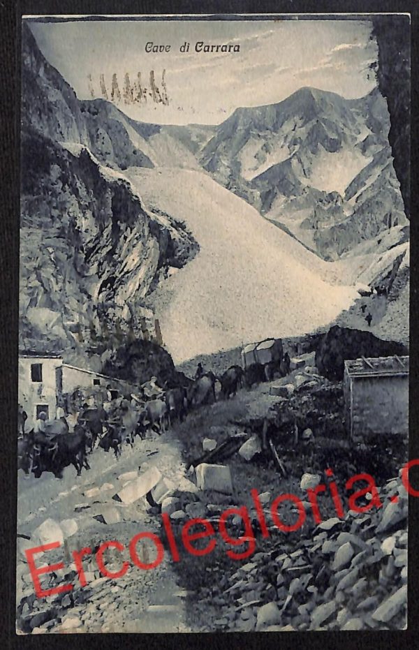 ag8094 - CARTOLINA D'EPOCA - Massa Carrara Provincia - Cave di Carrara