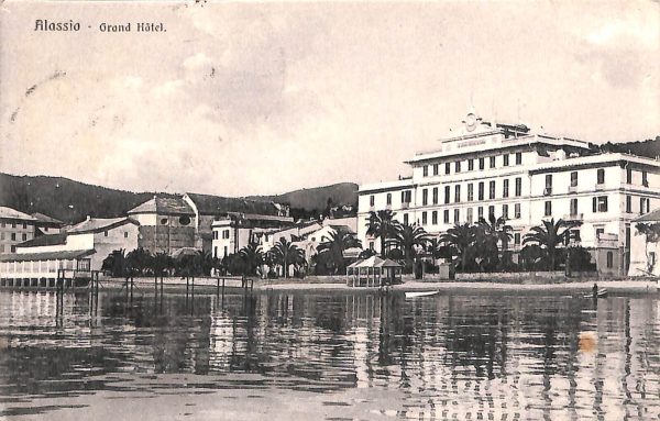 ab7135 -  CARTOLINA  D'EPOCA - Savona Provincia - ALASSIO 1921