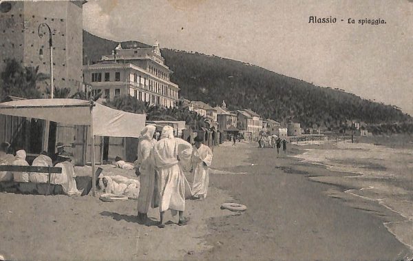 ab7172 -  CARTOLINA  D'EPOCA - Savona Provincia - ALASSIO