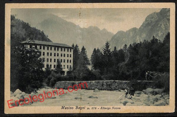 ai7108  - CARTOLINA D' EPOCA - Sondrio Provincia - Bagni di Masino