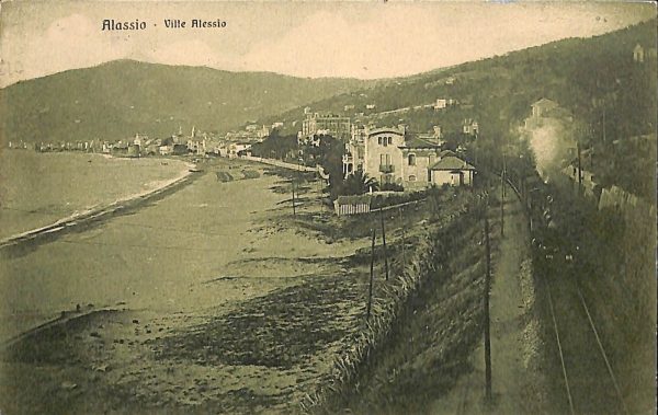 ab7177 -  CARTOLINA  D'EPOCA - Savona Provincia - ALASSIO 1923