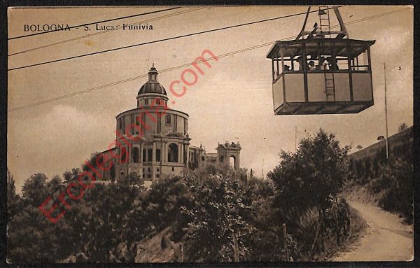 ae2340 - CARTOLINA  D'EPOCA -Bologna Città - S. Luca - Funivia