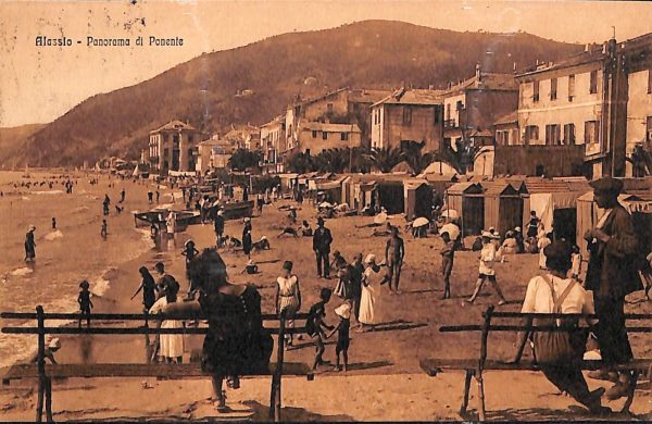ab7211 -  CARTOLINA  D'EPOCA - Savona Provincia - ALASSIO 1922