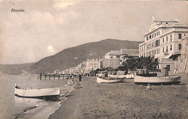 ab7238 -  CARTOLINA  D'EPOCA - Savona Provincia - ALASSIO