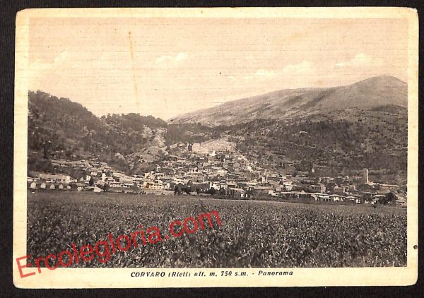 ai0497 - CARTOLINA D'EPOCA - Rieti Provincia - Corvaro