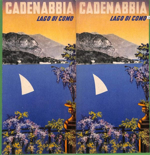 ZA1789 - PUBBLICITA' D'epoca - Libretto pubblicitario - CADENABBIA Como  1938